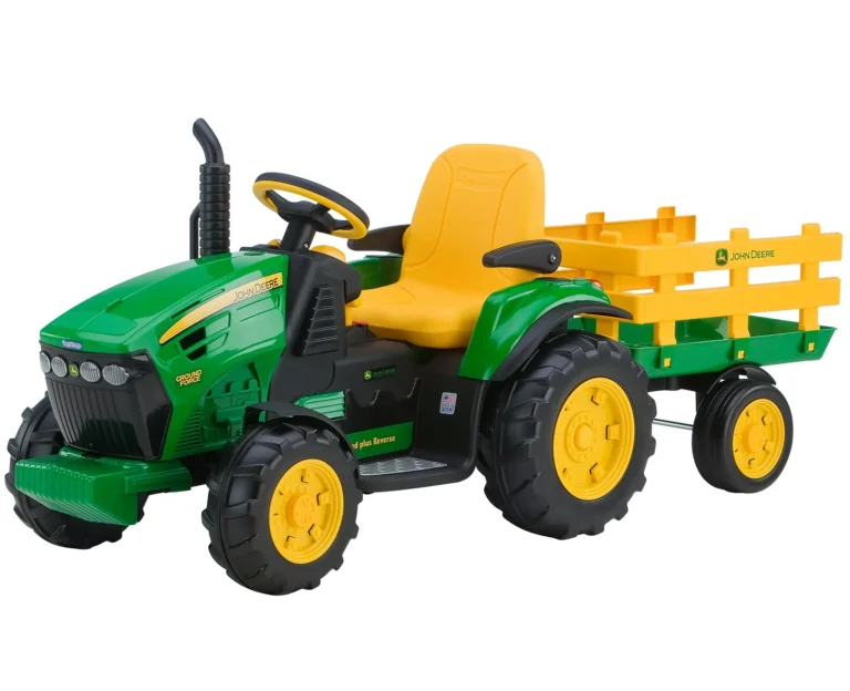 Power Wheels John Deere Ground Force Tractor with Trailer
